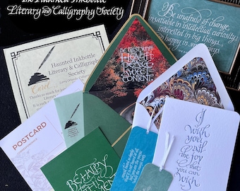 Haunted Inkbottle Society Mail Club October Edition