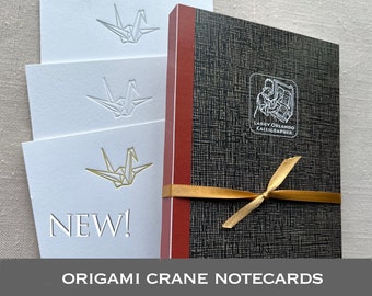 Letterpress Origami Crane Notecards (6/set)