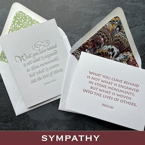 Carte de sympathie, typographie et calligraphie