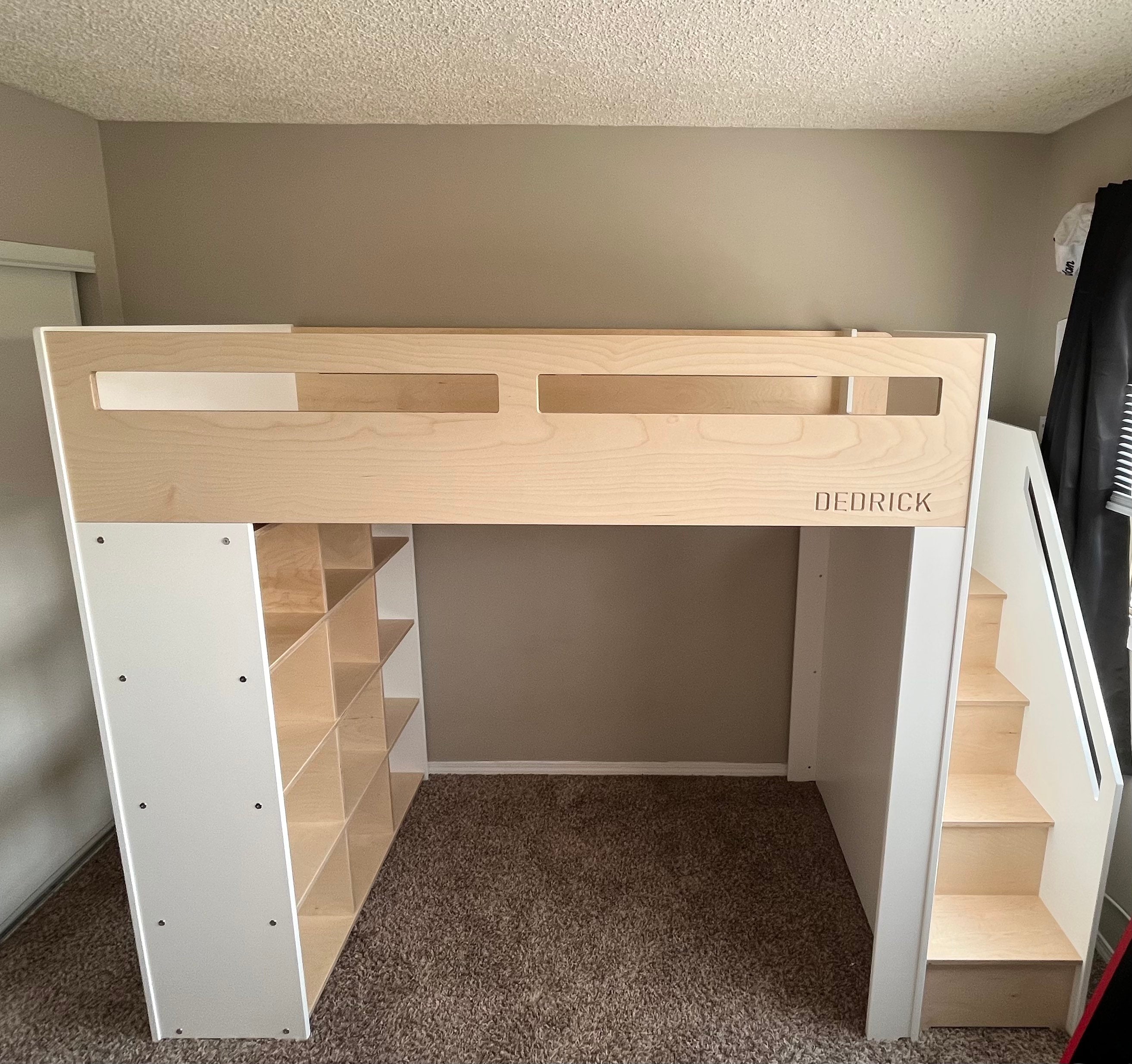 Single Loft Beds With Stairs