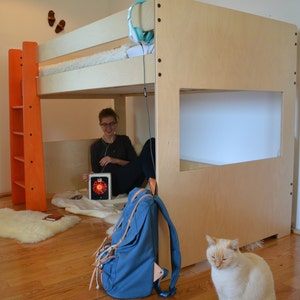 Bambino Plus Small Loft Bed – Compact, Safe, and Stylish for Kids & Toddlers