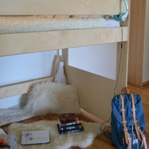 Adult Low Loft Bed – Compact, Safe, and Stylish