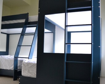 Habitación con literas en forma de L en Aspen: ¡cama individual arriba y cama matrimonial abajo, capacidad para 6 personas!