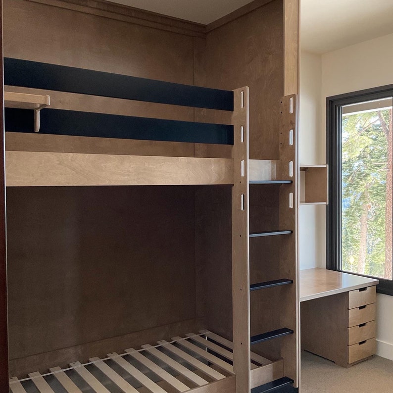 Modern Bunk Room With Builtin Bunk Beds Which Sleeps 8 Etsy