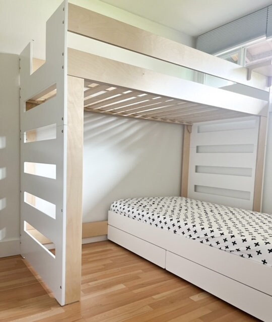 Twin extra long loft bed frame discount