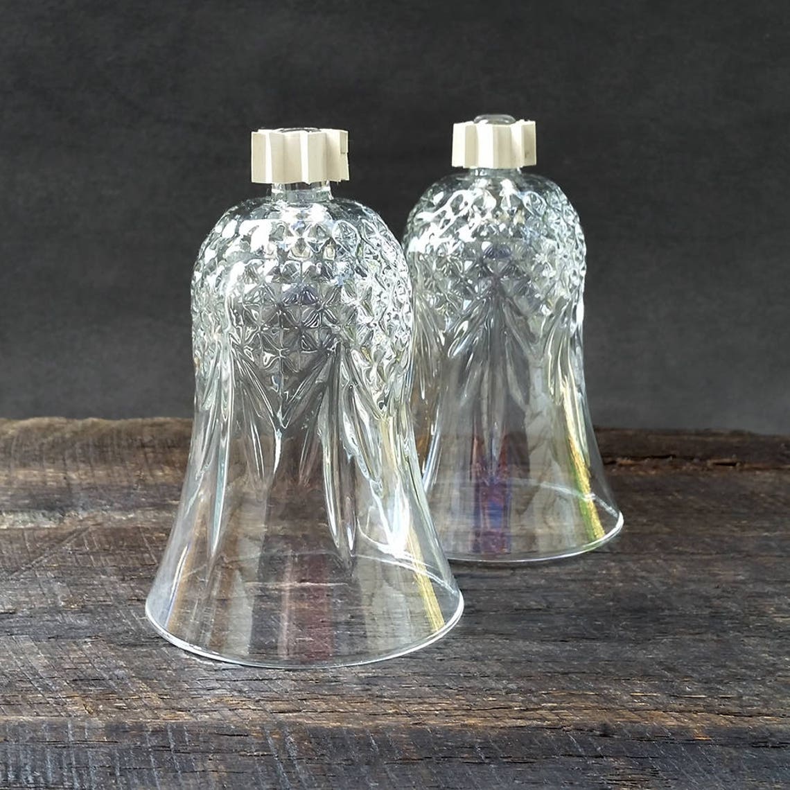 Clear Glass Votive Cups Candle Holders for Sconces Vintage Etsy