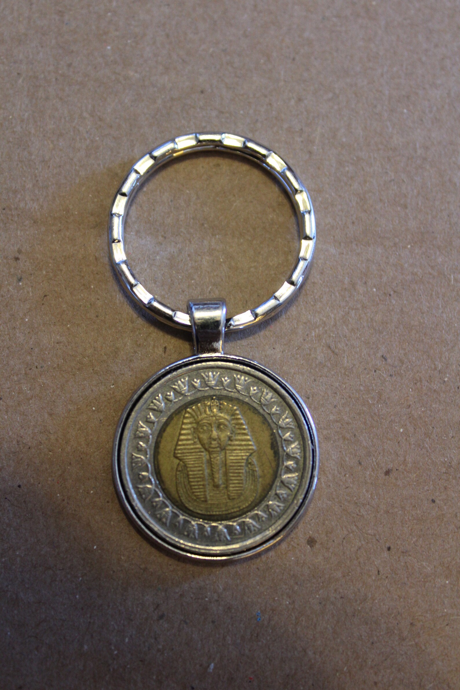 Egypt 1 Pound Coin Key Ring Great Gift for Any World Coin Etsy UK