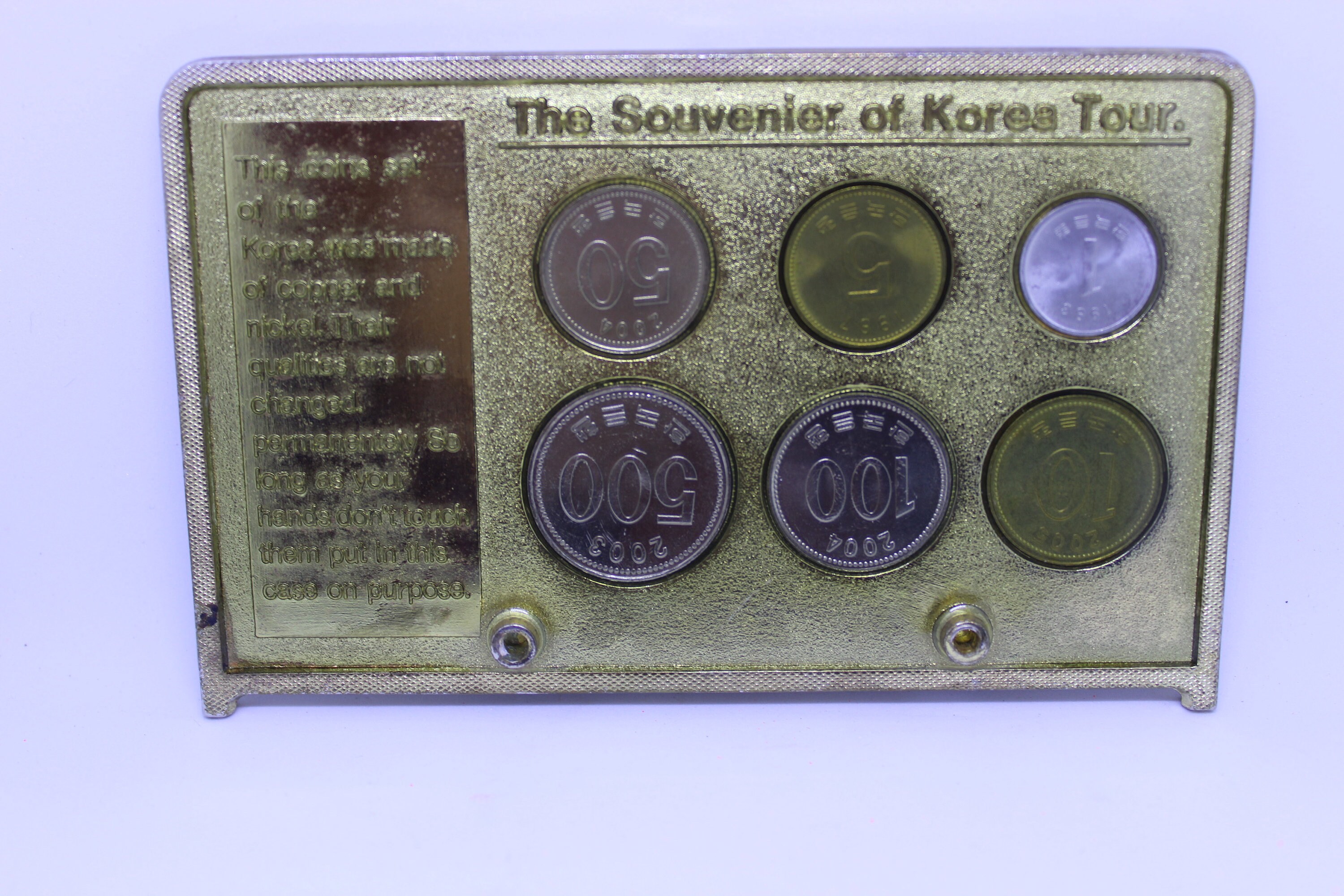 Coin Set of Korea The Souvenier of Korea Tour Coin & Stamp Etsy