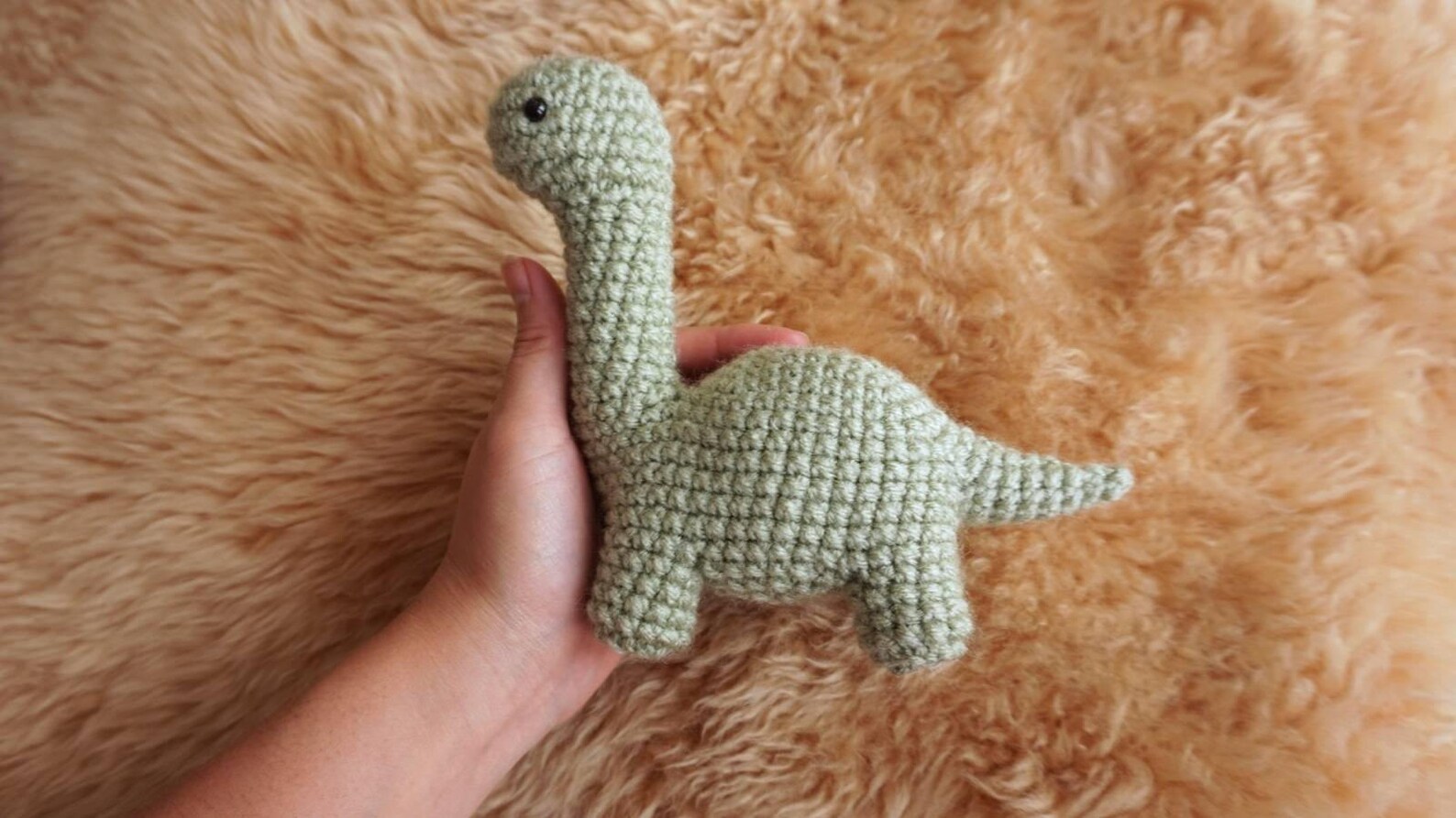 PATTERN No Sew Amigurumi Crochet Pattern Bronto the Dinosaur Etsy