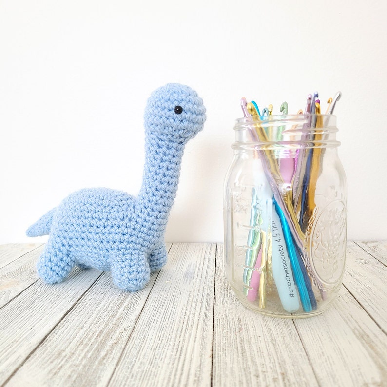 PATTERN: No Sew Amigurumi Crochet Pattern, Bronto the Dinosaur Plush , Brontosaurus, Dino, Amigurumi Pattern, Crochet Pattern image 4