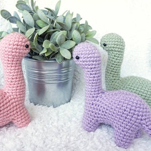 PATTERN: No Sew Amigurumi Crochet Pattern, Bronto the Dinosaur Plush , Brontosaurus, Dino, Amigurumi Pattern, Crochet Pattern image 3