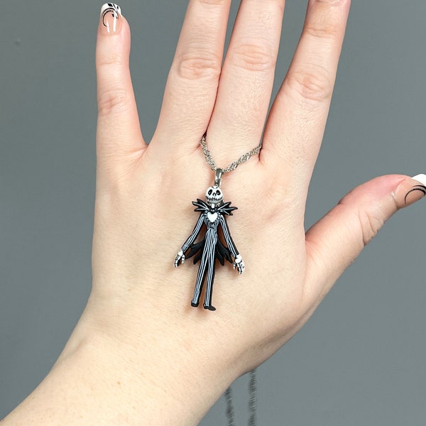 Jack Skellington necklace, The  Nightmare Before Christmas necklace