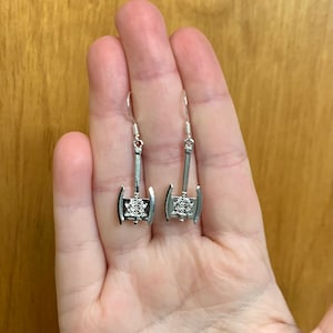 Gimli’s Axe earrings sterling silver plated