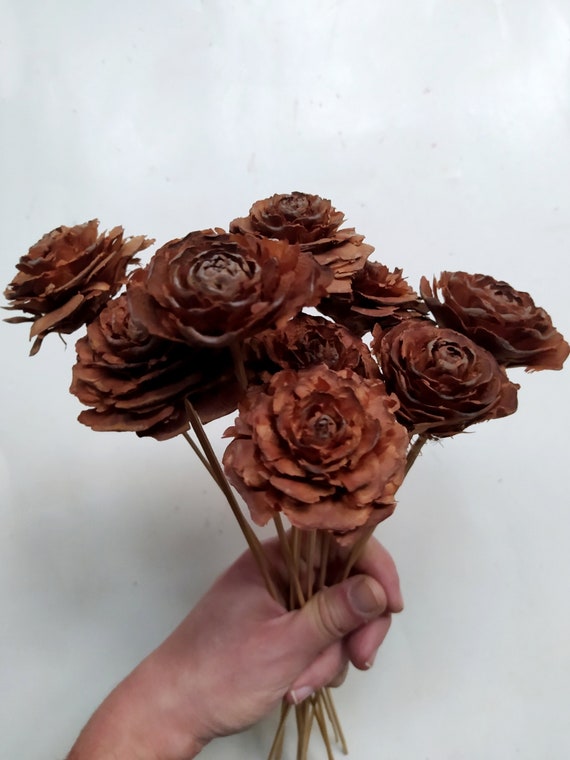 10x Dried Rose Flowers natural Rose With Stemsdried Rose 