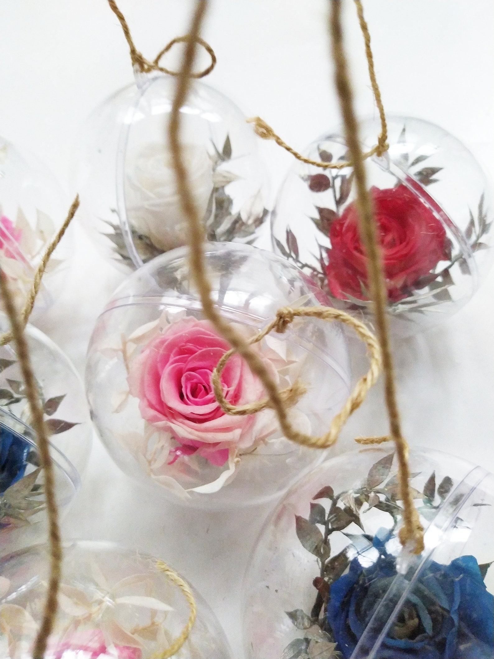 Beautiful Flower Balls Hanging Balls Rose Balls Etsy