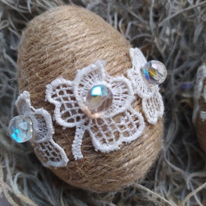 2 x Vintage Eggs - Spring Decoration - Easter Decor - A Nice Gift
