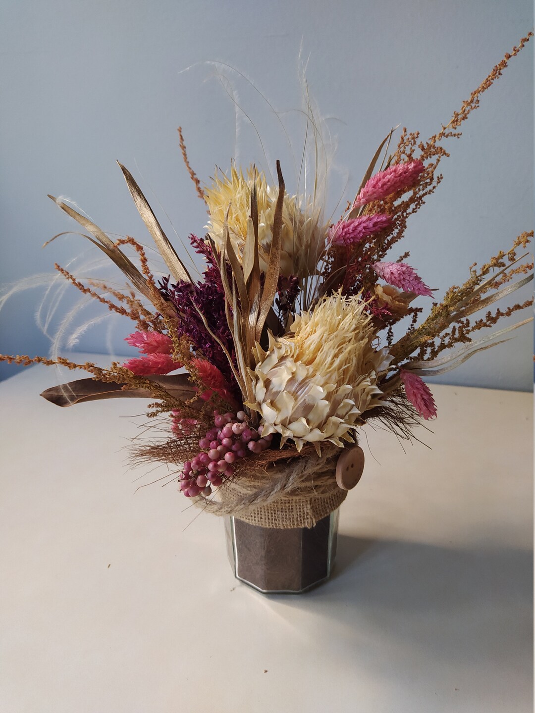 Beautiful Fall Floral Arrangement Home Decoration Gift - Etsy