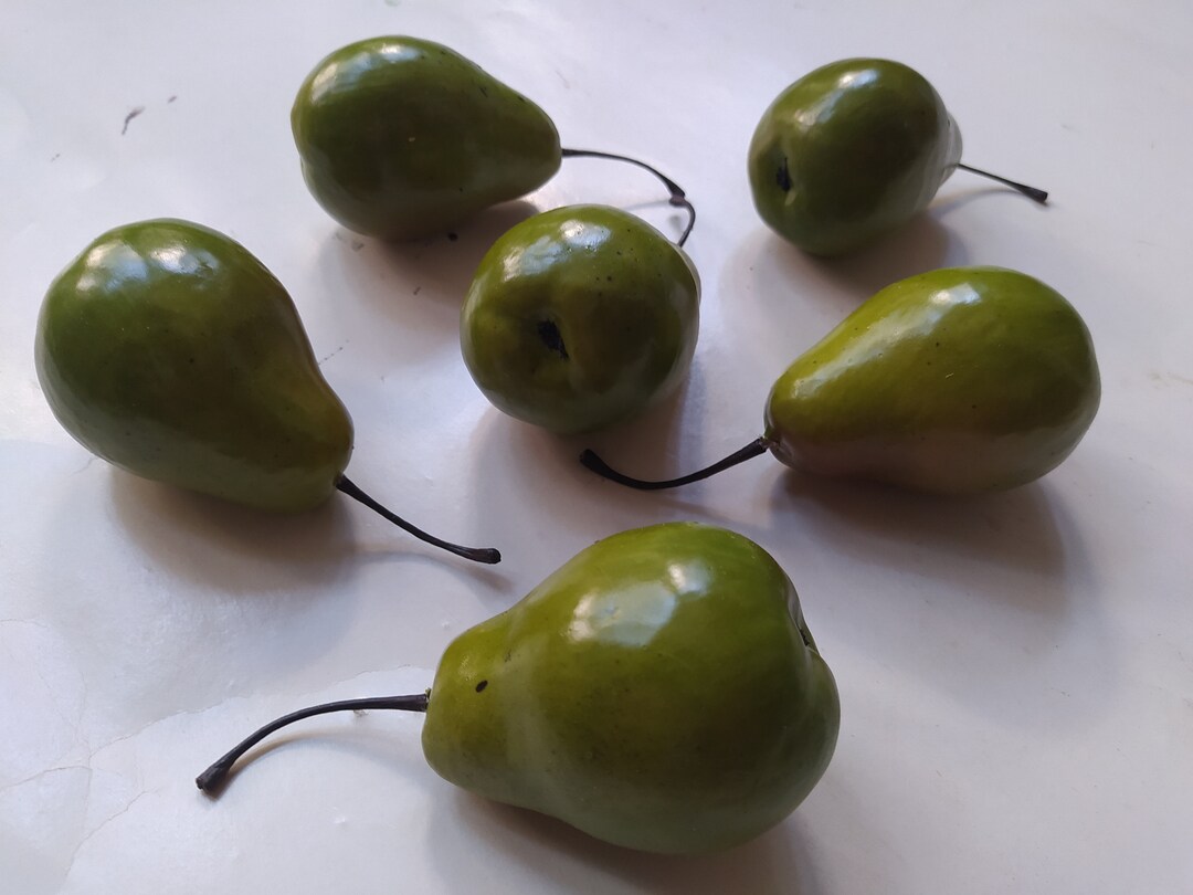 Artificial Pears Styrofoam Fruits Simulated Pears Home Decoration Pack