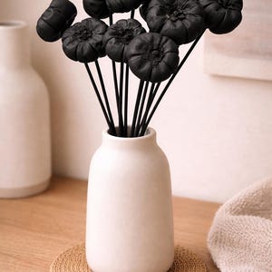 Pumpino Mini - Black Color - Fall  Decoration - Pack Of 10