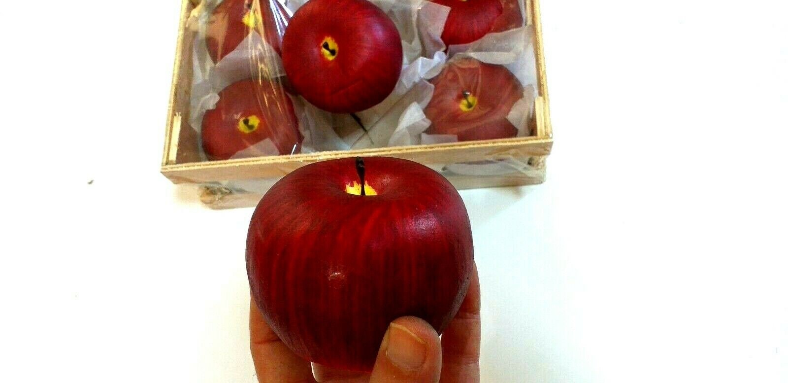 Artificial Red Apples Styrofoam Fruits Simulated Red Etsy