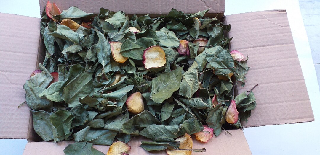 500g Dried Rose Leaves for Fall Decoration for Wreaths for Weddings Etc