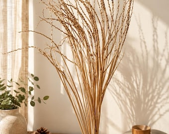 Dried Date Palm Branch Tree Decor, 60cm Rustic Botanical Stems, Boho Vase Filler (60cm)