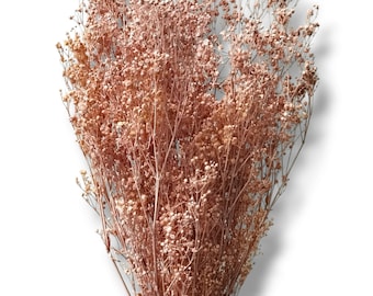 Preserved Dusty Pink Baby's Breath Bunch Coloured - Bouquets - Wedding Decoration - Rustic Bouquets - Wreaths - 80-100g