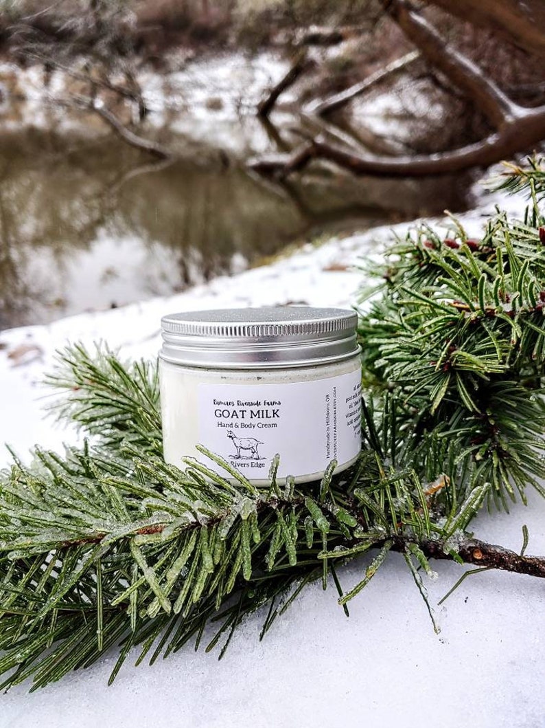 Goat Milk Hand & Body Cream All Natural Healing Moisturizer Essential