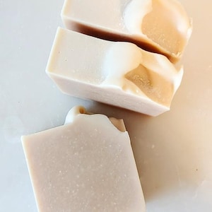 Unscented | Raw Goat Milk Soap | Natural Clean Skincare | Facial & Body Soap | Cold Process Soap