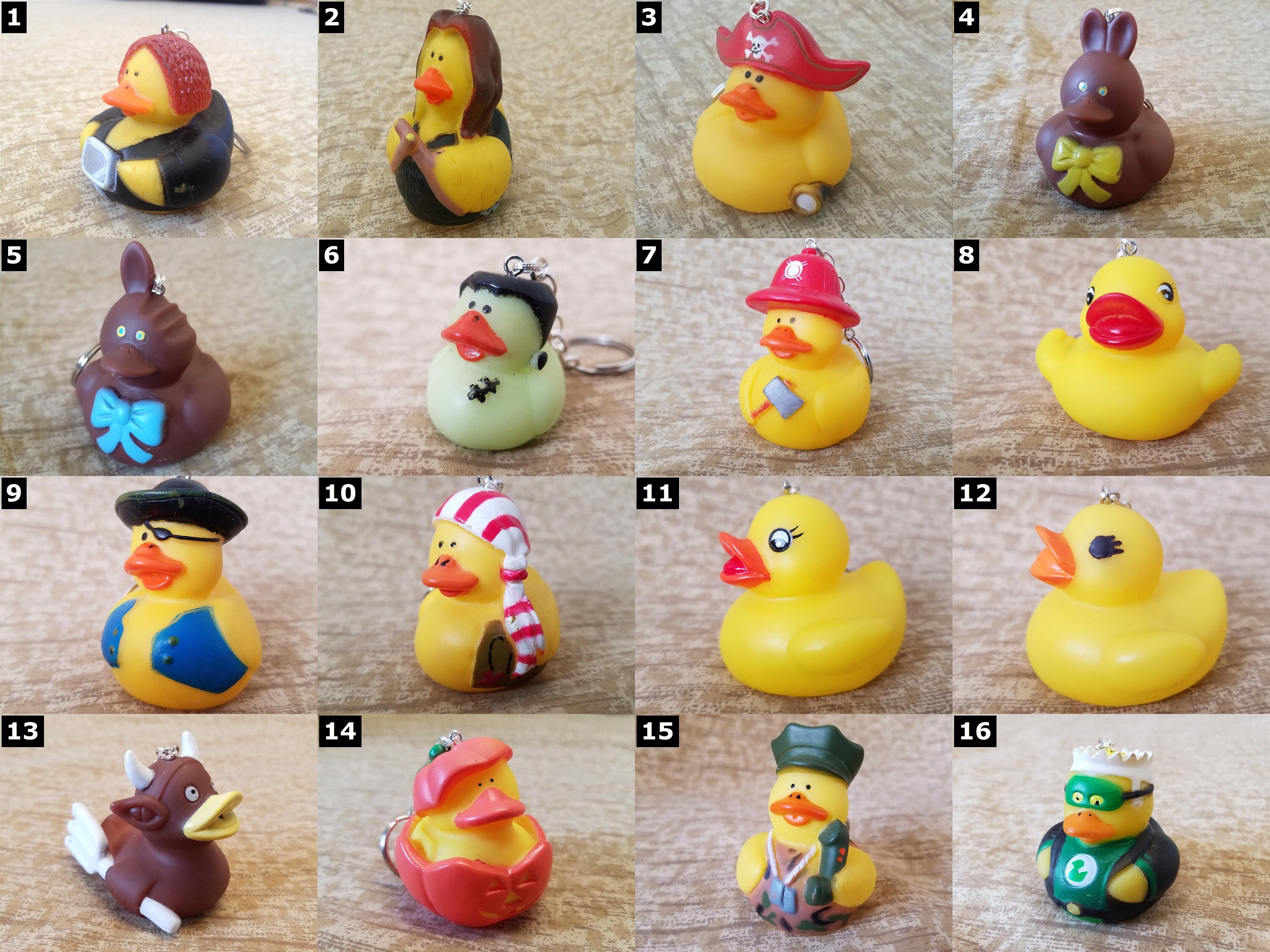 Rubber Duck Key Chains Cute Rubber Ducky Party Favors Etsy