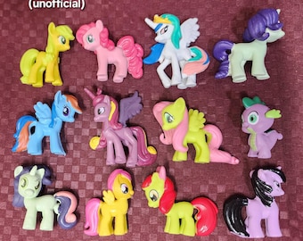 Custom My Little Pony Keychain, Retro MLP Ornament, Cute Zipper Pull Charm, Vintage Hasbro Toy Figurine, Choose Your Own Pony