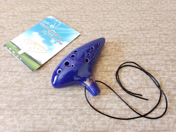 Deekec Legend of Zelda Ocarina 12 Hole Alto C with Song Book