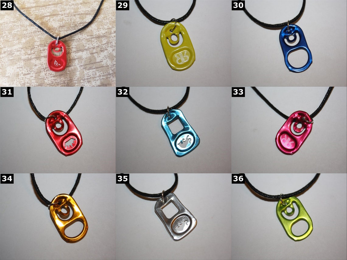 Can Top / Ring Pull Opener Necklaces Earrings Chokers Etsy