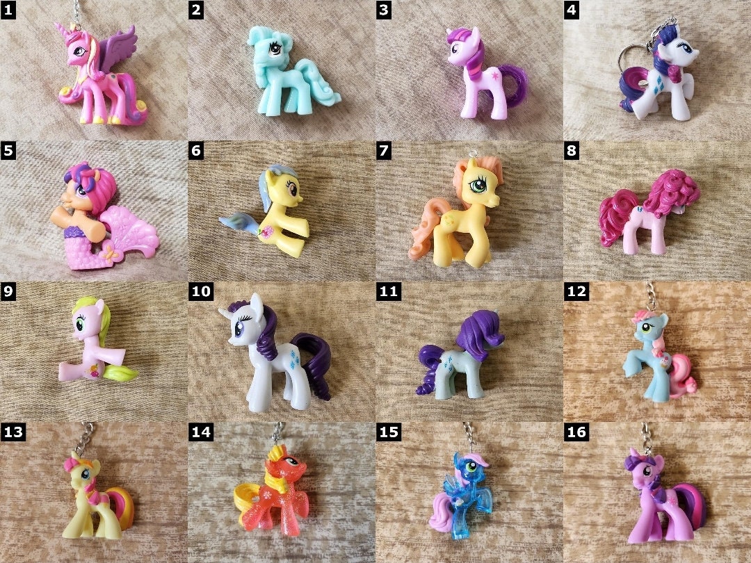 Bulk Mystery My Little Pony Mini Keychain, Random MLP Ornament