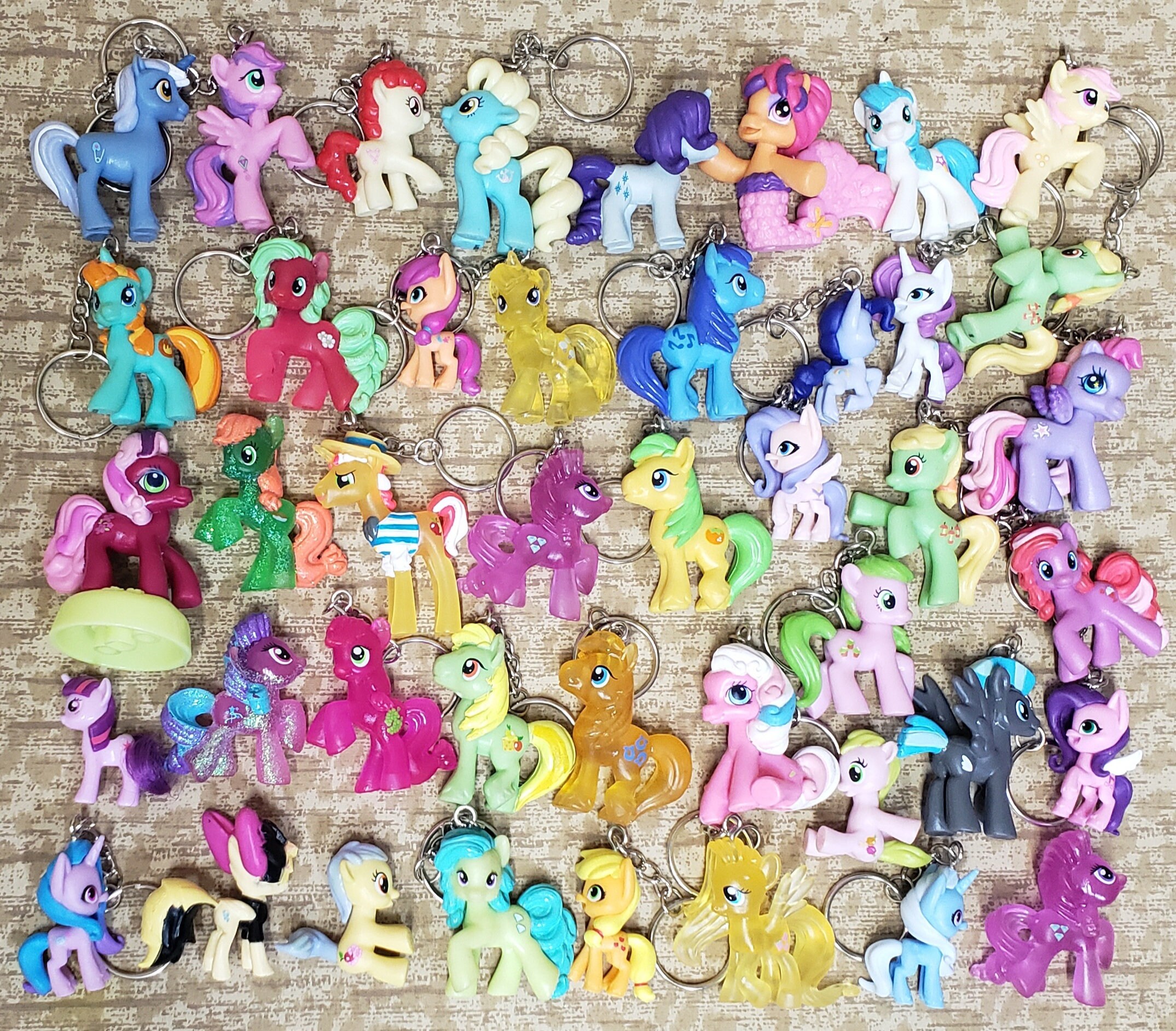 Bulk Mystery My Little Pony Mini Keychain, Random MLP Ornament