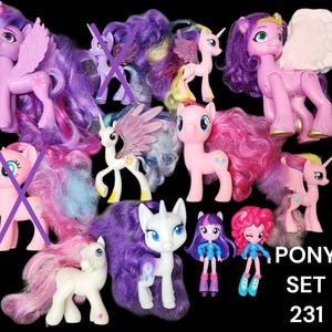 Figuras Hasbro de My Little Pony (grandes y extragrandes) – Juguetes MLP – Colección Brony – Regalos de fiesta – Elige tu pony – Juguetes de La Amistad es Mágica
