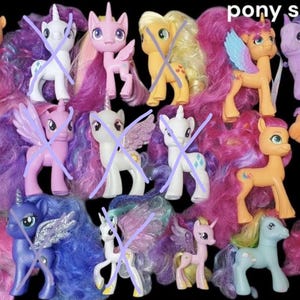 My Little Pony Large and XL Hasbro Toy or Key Chain - MLP Brony Party Favors - SELECT