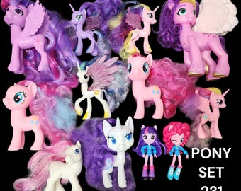 My Little Pony grote en extra grote Hasbro-figuren – MLP-speelgoed – Brony-verzamelobjecten – Feestartikelen – Kies je pony – Friendship is Magic-speelgoed