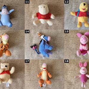 Porte-clés Disney Winnie l'ourson CHOISISSEZ-EN UN Walt Disney Cadeaux d'anniversaire image 2