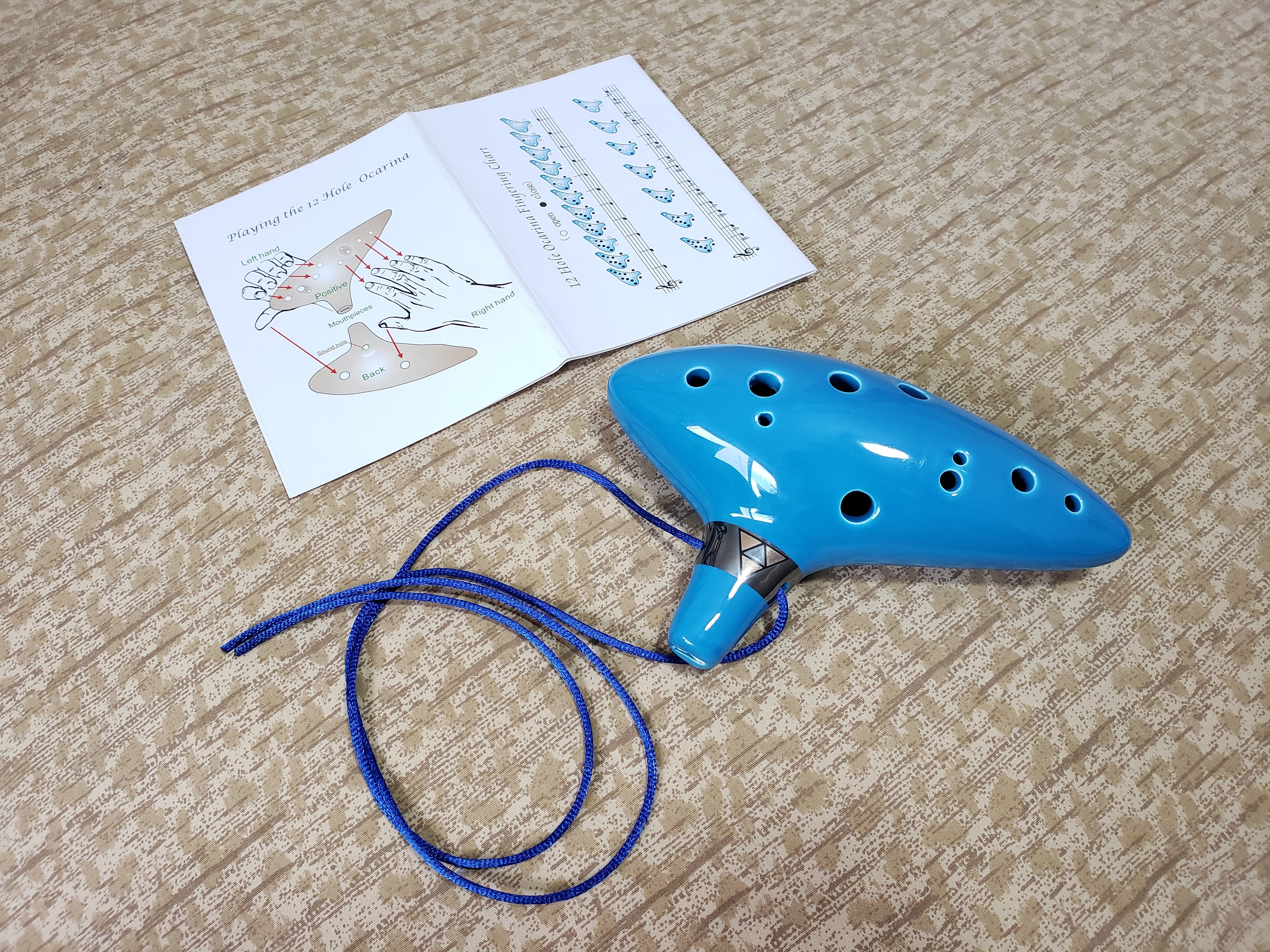 Ocarinas 12 trous ocarina céramique alto c légende de l'instrument