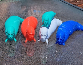 The Friendly Rock Johnson Fidget Slug, Perfect Plant Companion - CHOOSE YOUR COLOR