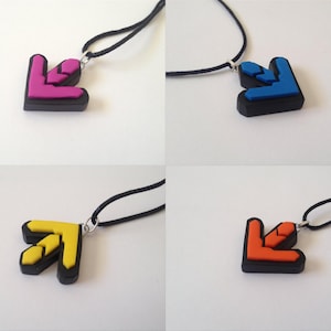 Dance Dance Revolution (DDR) Arrow Necklaces - SELECT STYLE