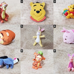 Winnie The Pooh Character Disney Keychains - SELECT ONE - Walt Disney - Party Favors