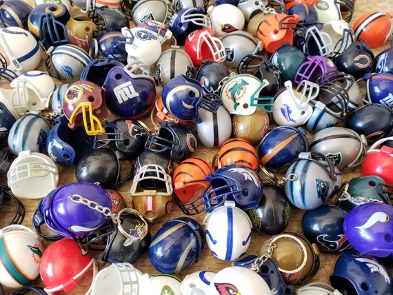 Football Helmet Party Favor Keychains Bulk Buy Wholesale Bundle