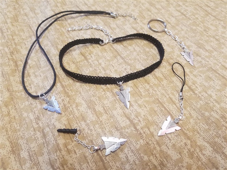 Navajo Arrowhead Pendant Necklace, Keychain and more Native American Arrow Head image 1