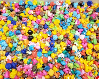 Rubber Duck Party Favor Key Chains - Bulk Buy Wholesale Bundle