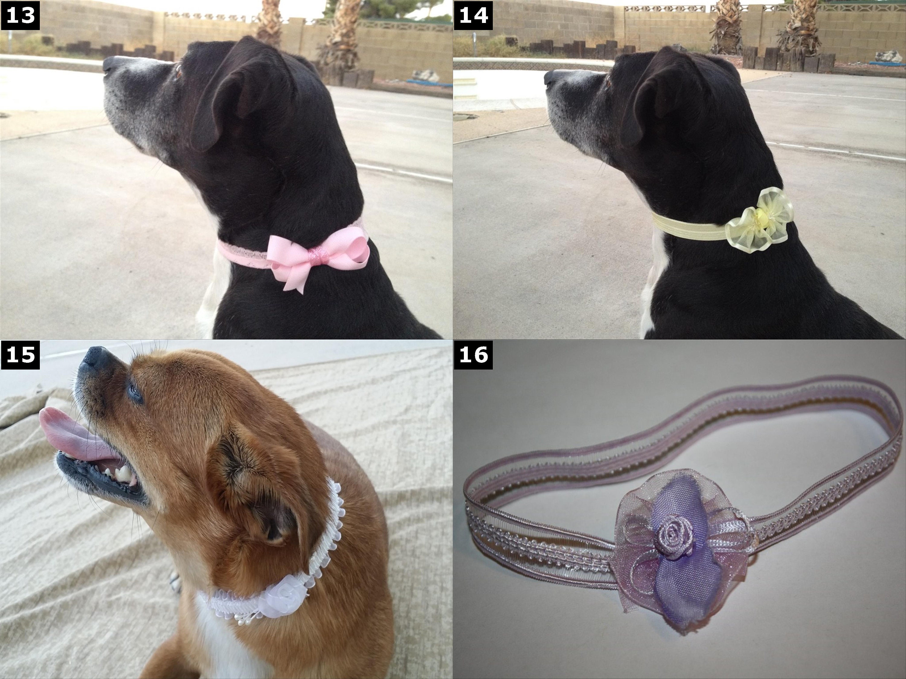 Dog Lace Choker Necklaces SELECT STYLE Neckerchief Costume Etsy