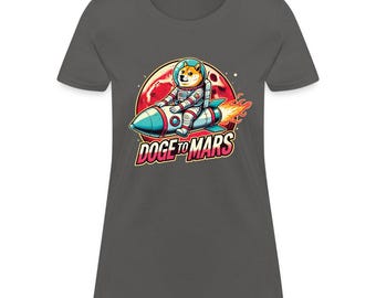 Doge to Mars Astronaut T-Shirt – Blast Off in Style!
