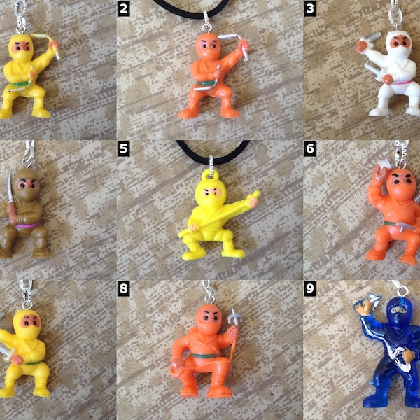 Ninja / Shinobi Accessories - Party Favors - Necklaces, Cell Charms, Keychains and more