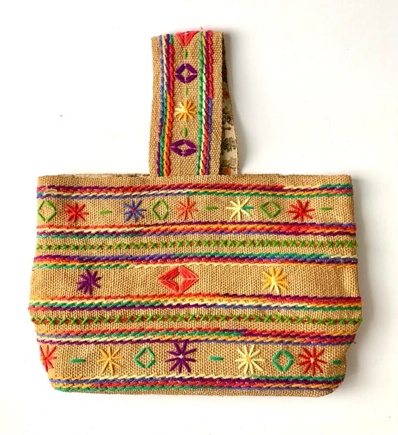 Vintage South American Textile Woven Embroidered … - image 8